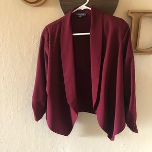 ModCloth maroon blazer